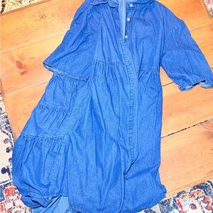 Blue Denim Dress
